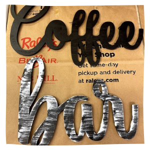 DIY Home coffee bar accessories