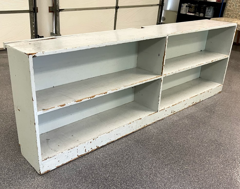 painted bookcase