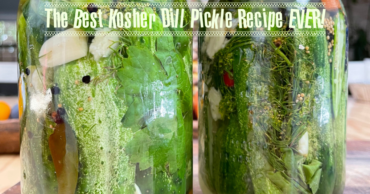 The Best Kosher Dill Pickle Recipe Ever Danelia Design